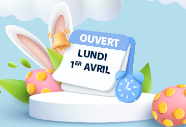 Nous sommes ouverts lundi 1er Avril !